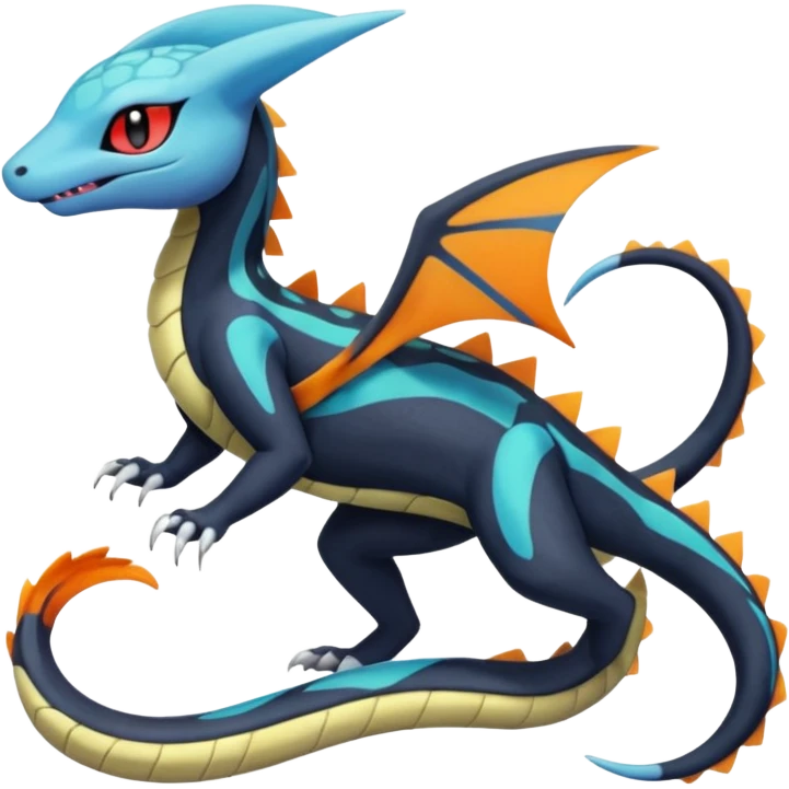 Meloetta-Dewott-Salandit-Nargacuga-Pokémon-Fakémon-fusion-hybrid-creature emoji