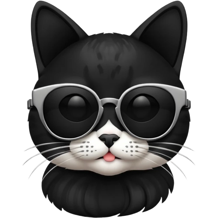 Cat wearing sunglasses emoji