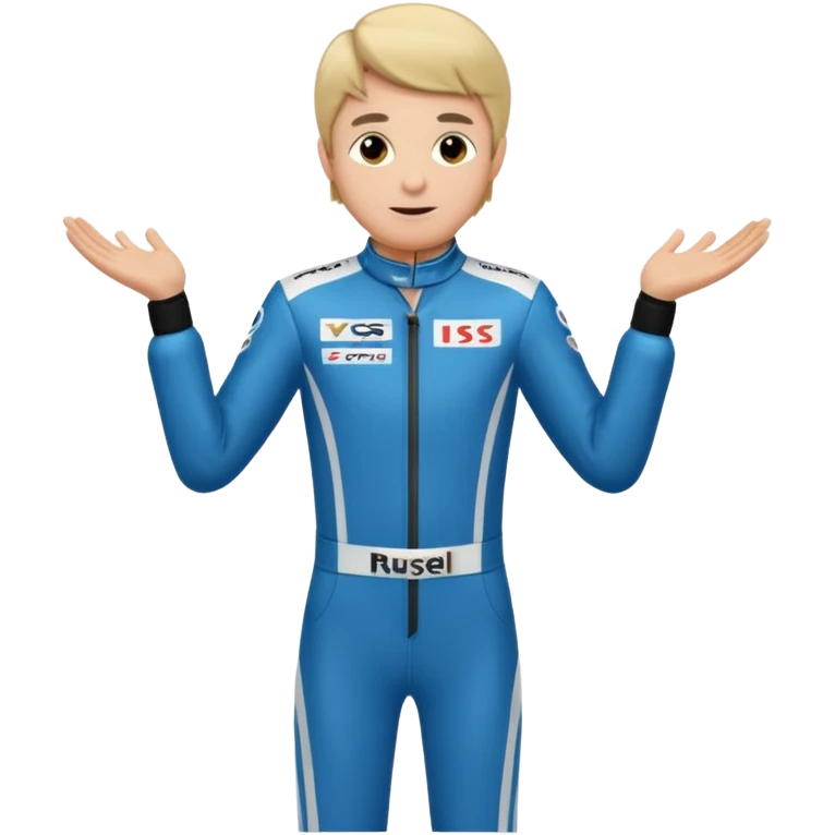 George Russel T pose emoji