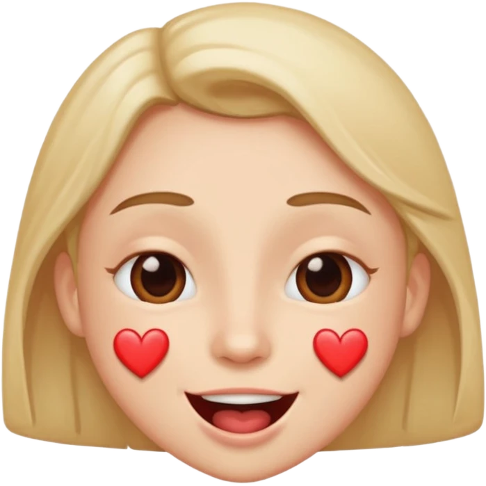 someone who is very happy with heart eyes and saliva drooling from his mouth emoji