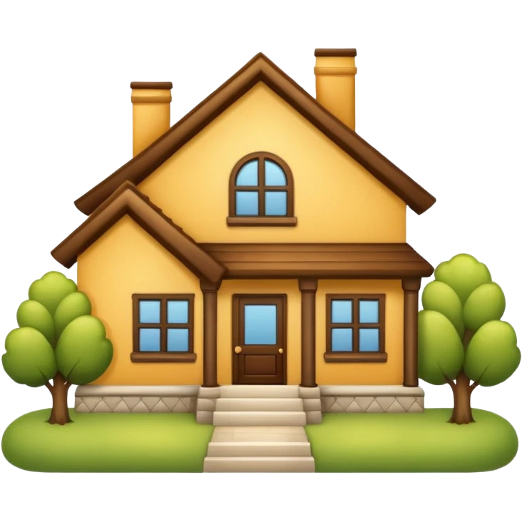 House with thumbs up emoji