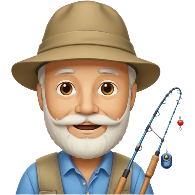 С Днем рождения дедушку с бородкой. он рыбак и автолюбитель. emoji