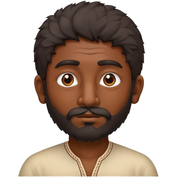 Hairy Indian man emoji
