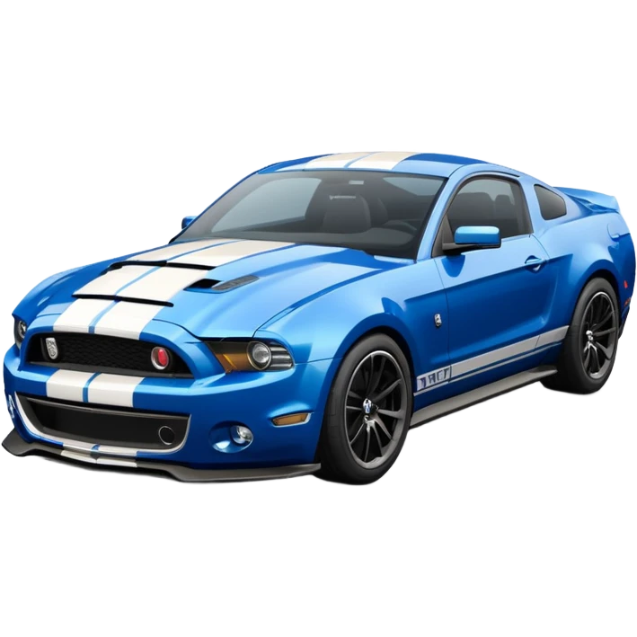 Shelby gt500 in blue emoji