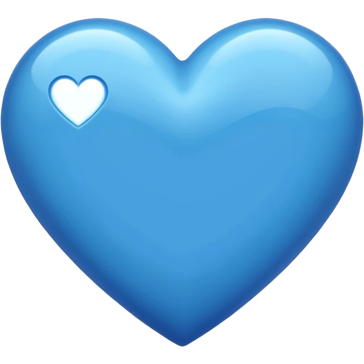 Blue heart emoji