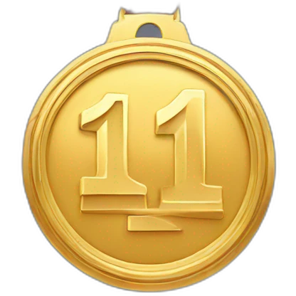 gold 1st place medal emoji