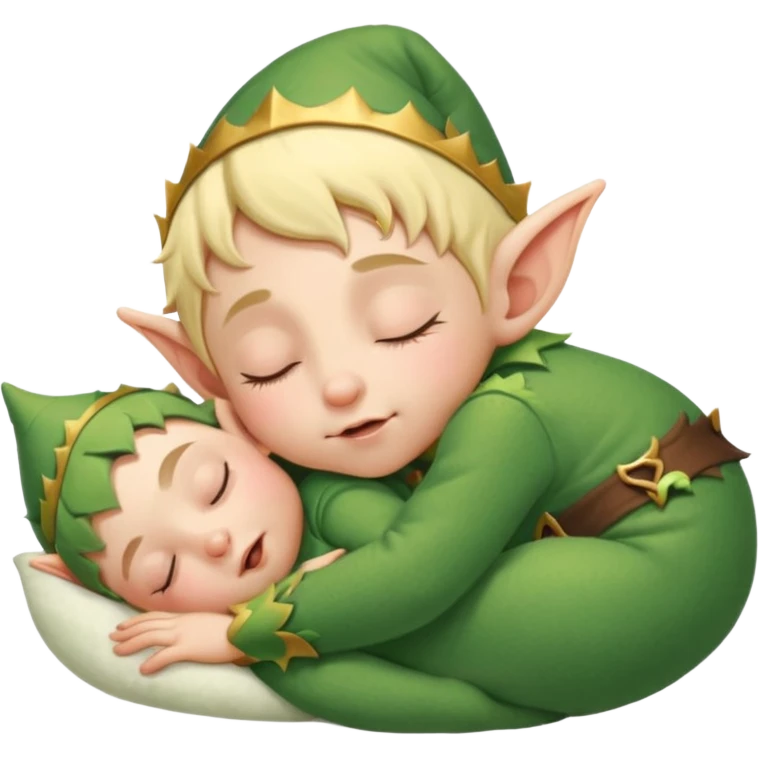 Baby elf sleepy emoji