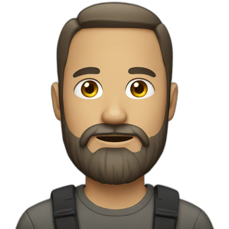 Man with beard emoji
