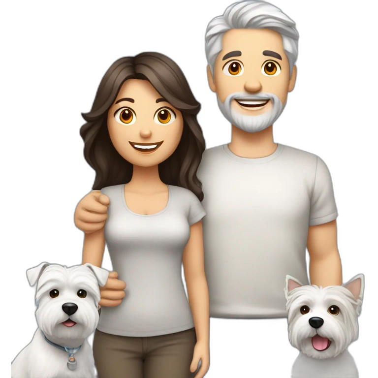 a-family-consisting-of-1-white-man-with-dark-brown-hair,-1-white-woman-with-gray-purple-hair-and-a-happy-west-highland-white-terrier emoji