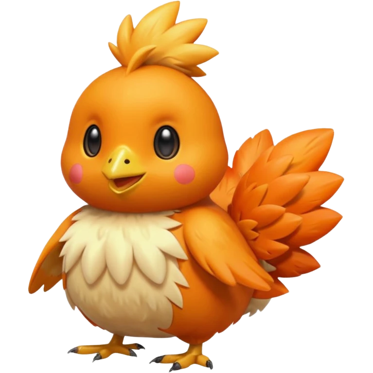 Torchic (full body) emoji