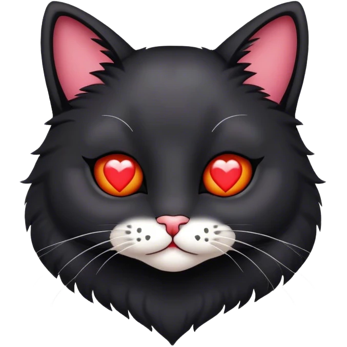 Cat with heart eyes emoji