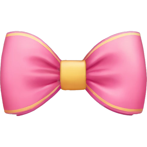 Cute bow emoji