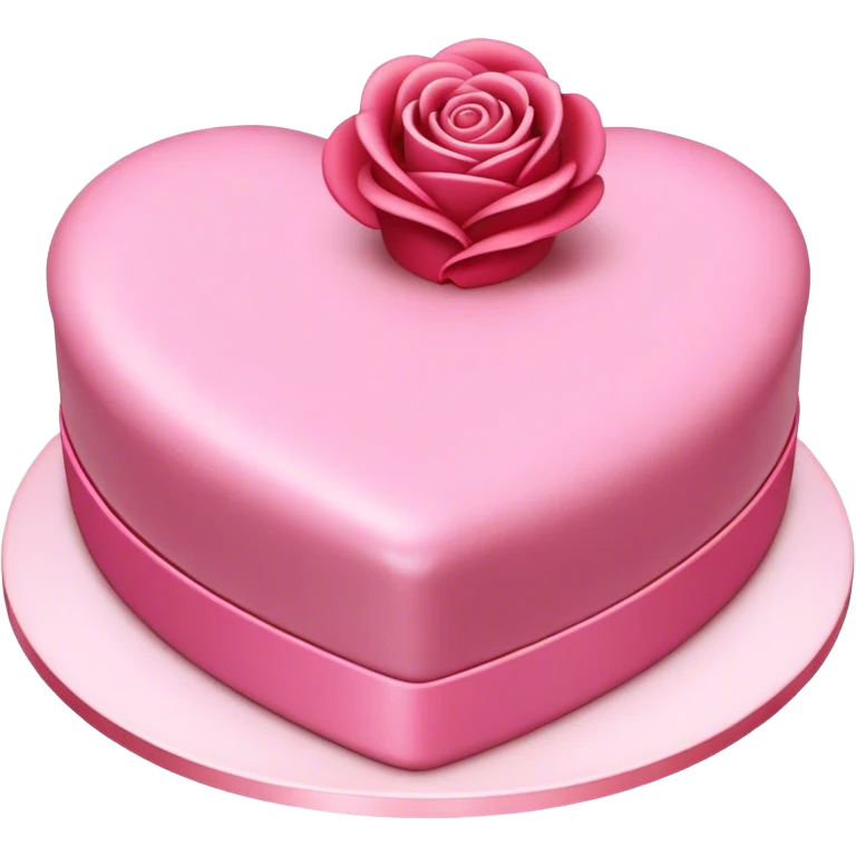 Un gâteau en forme de cœur ?  emoji