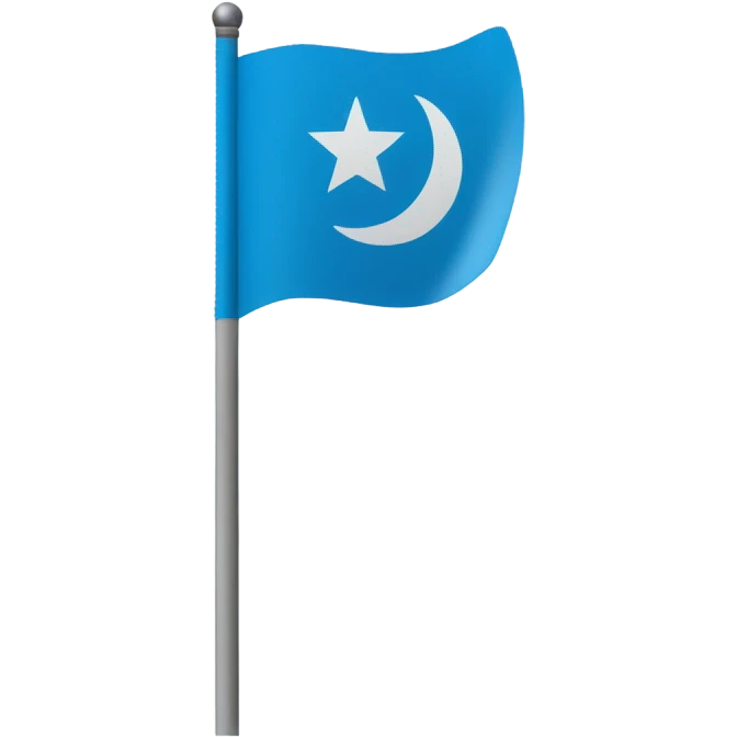 Uyghur flag  emoji