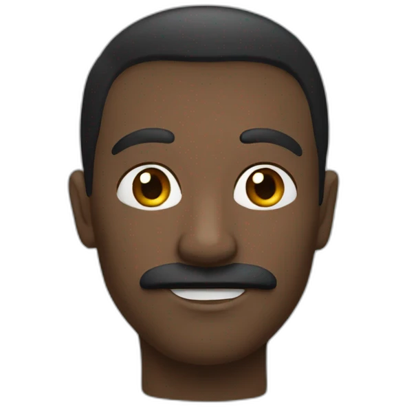 Chat à tache noire sur le nez emoji
