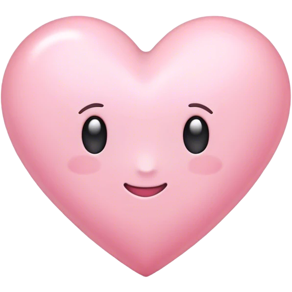 light pink heart emoji  emoji