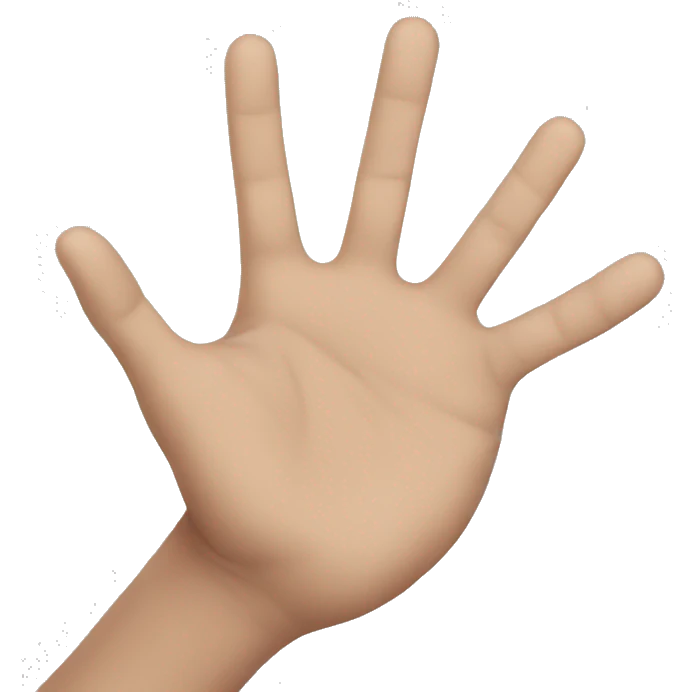 Hand emoji