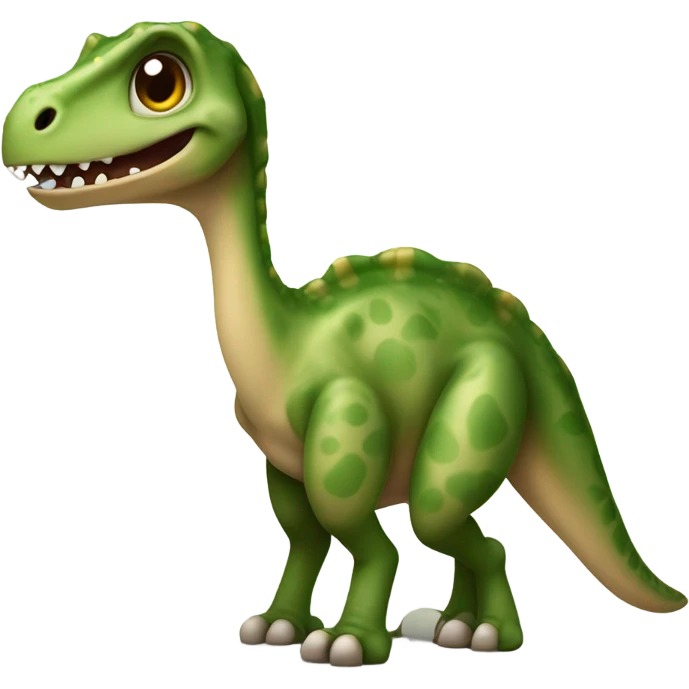 Extremely Shy dinosaur ￼ emoji
