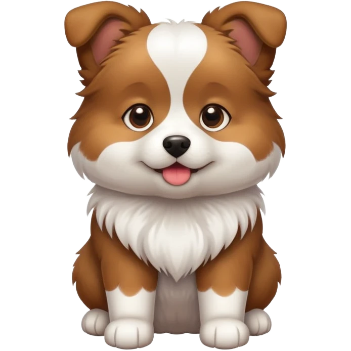Cute dog emoji