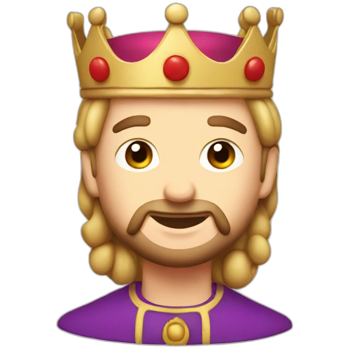 king Macaron emoji