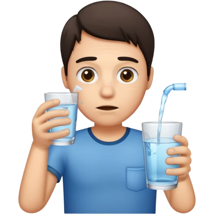 Never drinking again emoji
