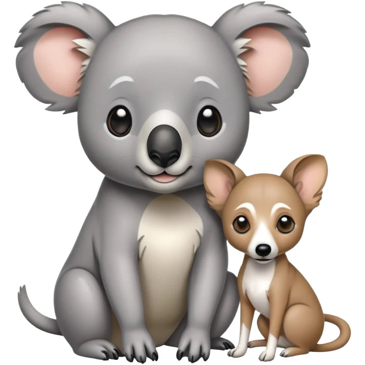 Koala and whippet  emoji