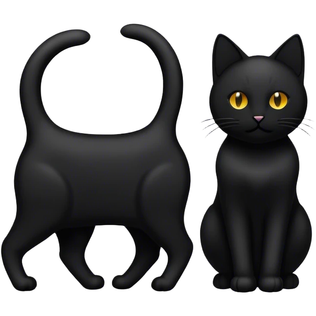 Cat Silhouette emoji