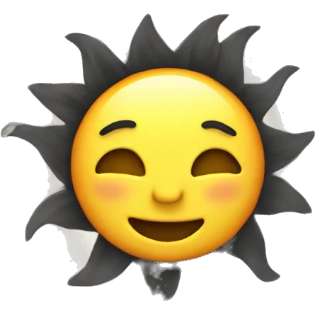Sunshine emoji