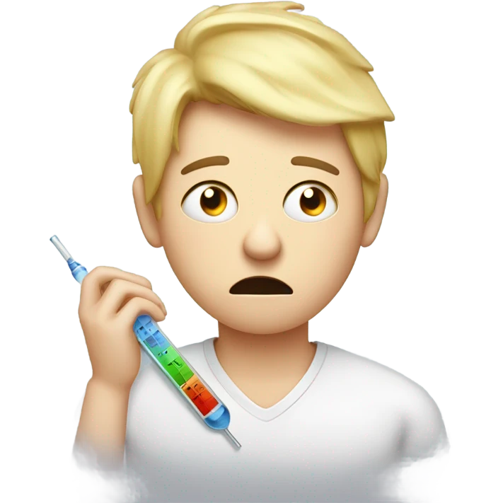 Getting sick emoji