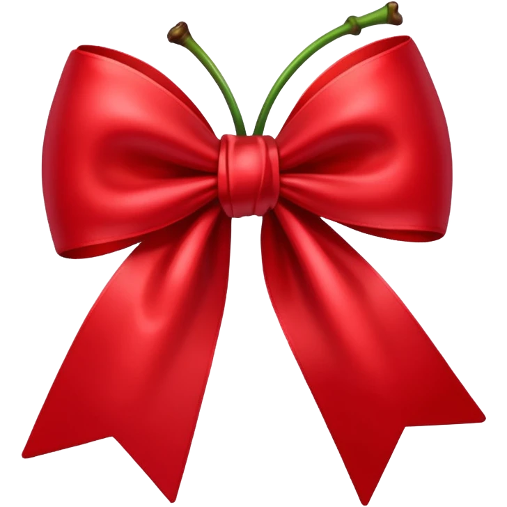 Cherry tied with a bow emoji