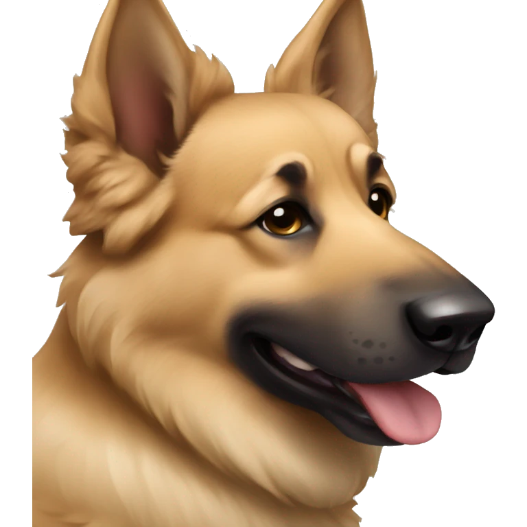 beige Berger Allemand emoji