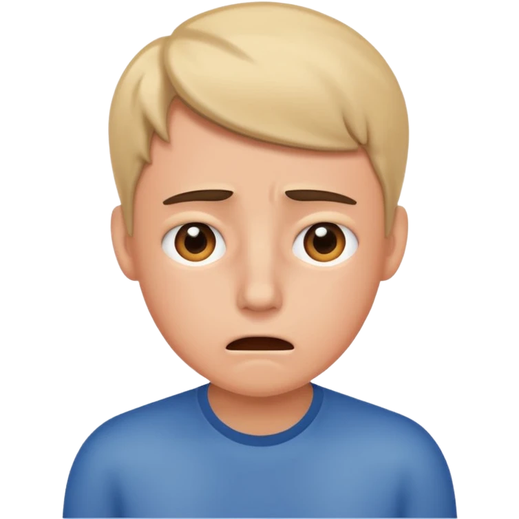 Nervous person emoji