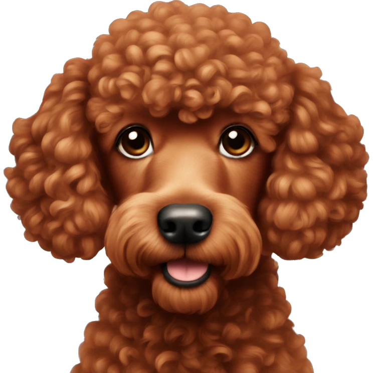 red poodle emoji