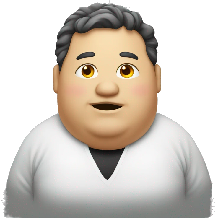 A fat person  emoji