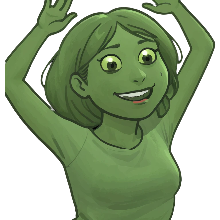 Girl dancing Serbian folklore emoji