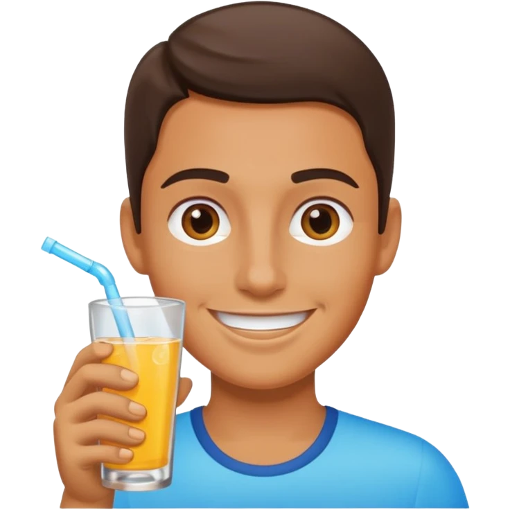 drinking fluids emoji