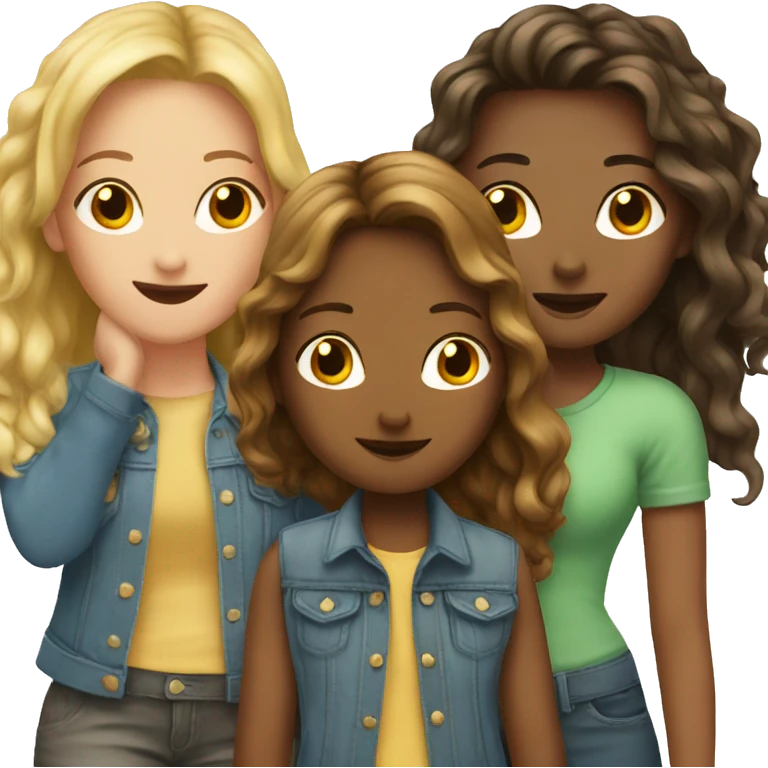 four-girls-best-friends emoji