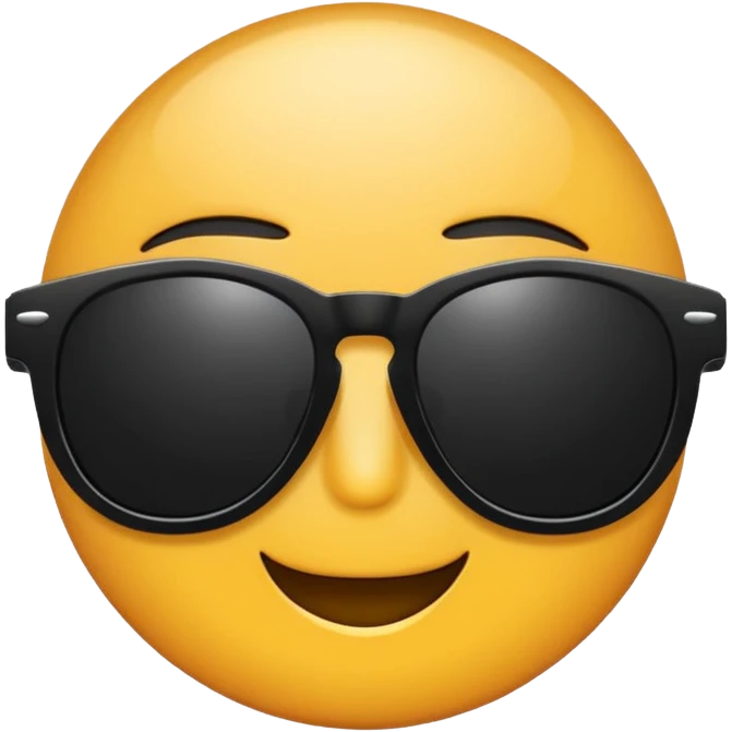 Sunglasses emoji