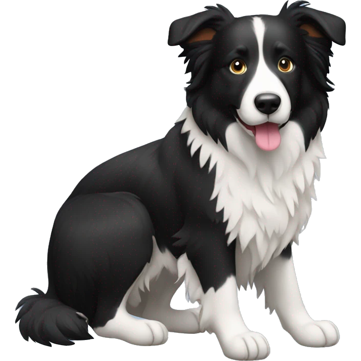 Border Collie Dog Full Body emoji