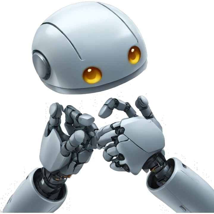 robot handshake emoji