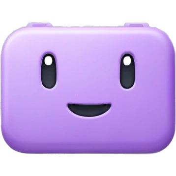 Pastel purple Nintendo switch  emoji