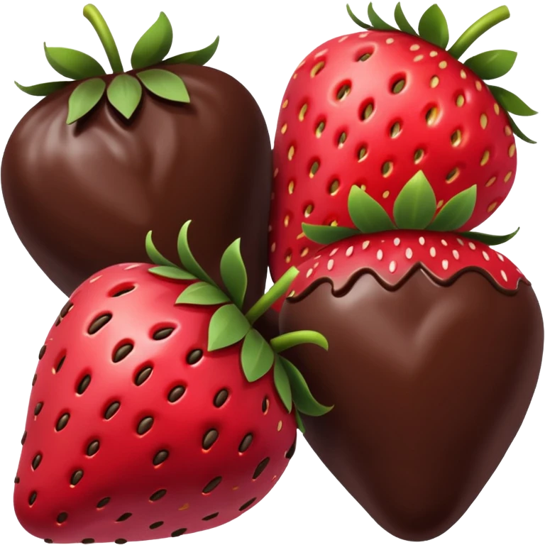chocolate covered fruit emoji