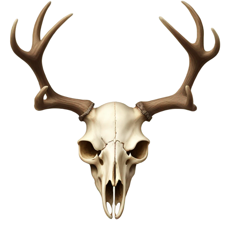 Deer skull emoji
