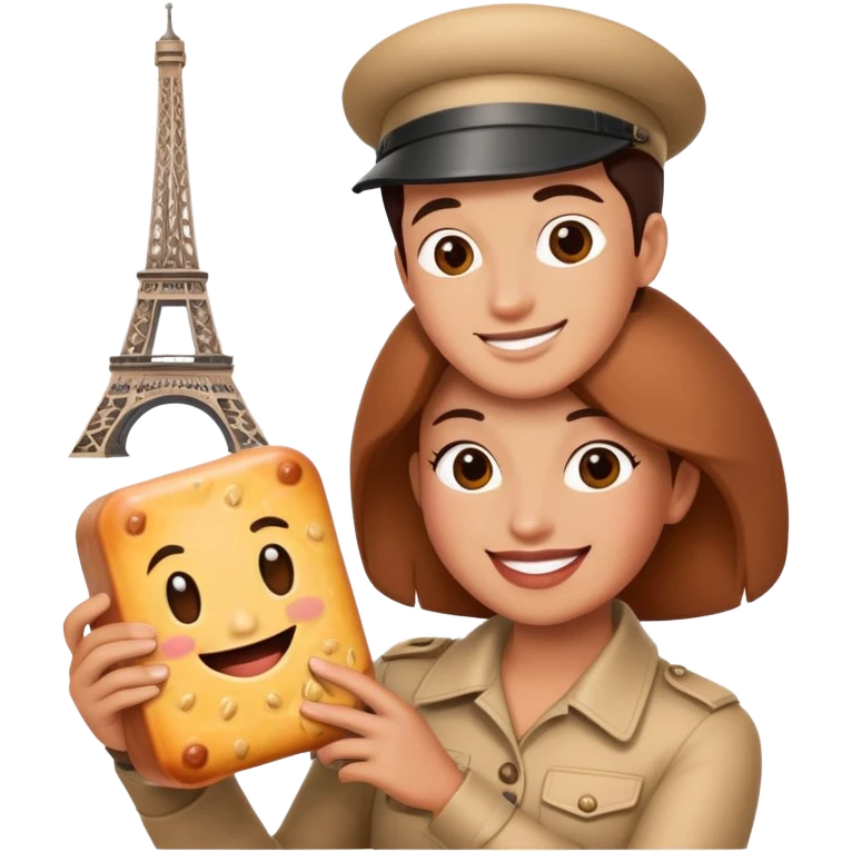 HAPPY SPAM artist in paris emoji