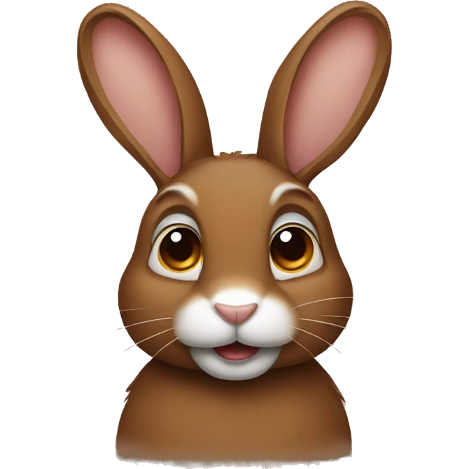 brown rabbit emoji