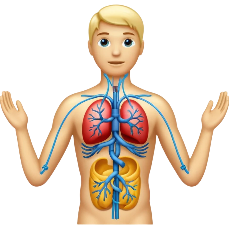 Fiber in the human body emoji