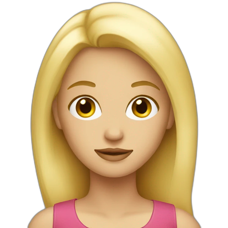 a blonde woman emoji