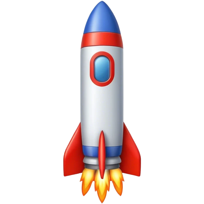 French rocket emoji