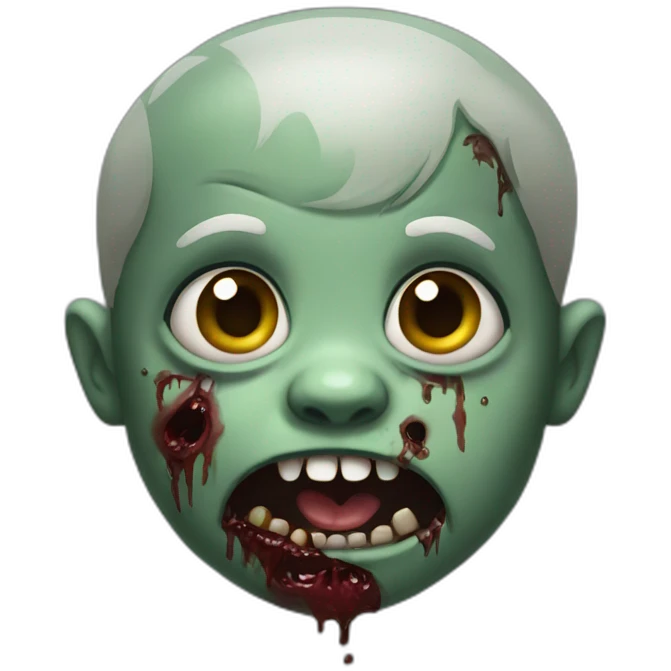 Zombie baby emoji