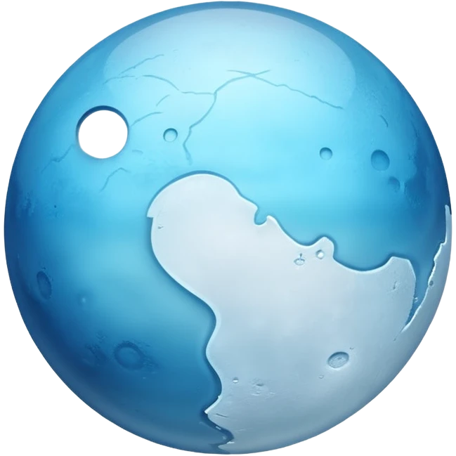 gradient pluto planet with ring emoji